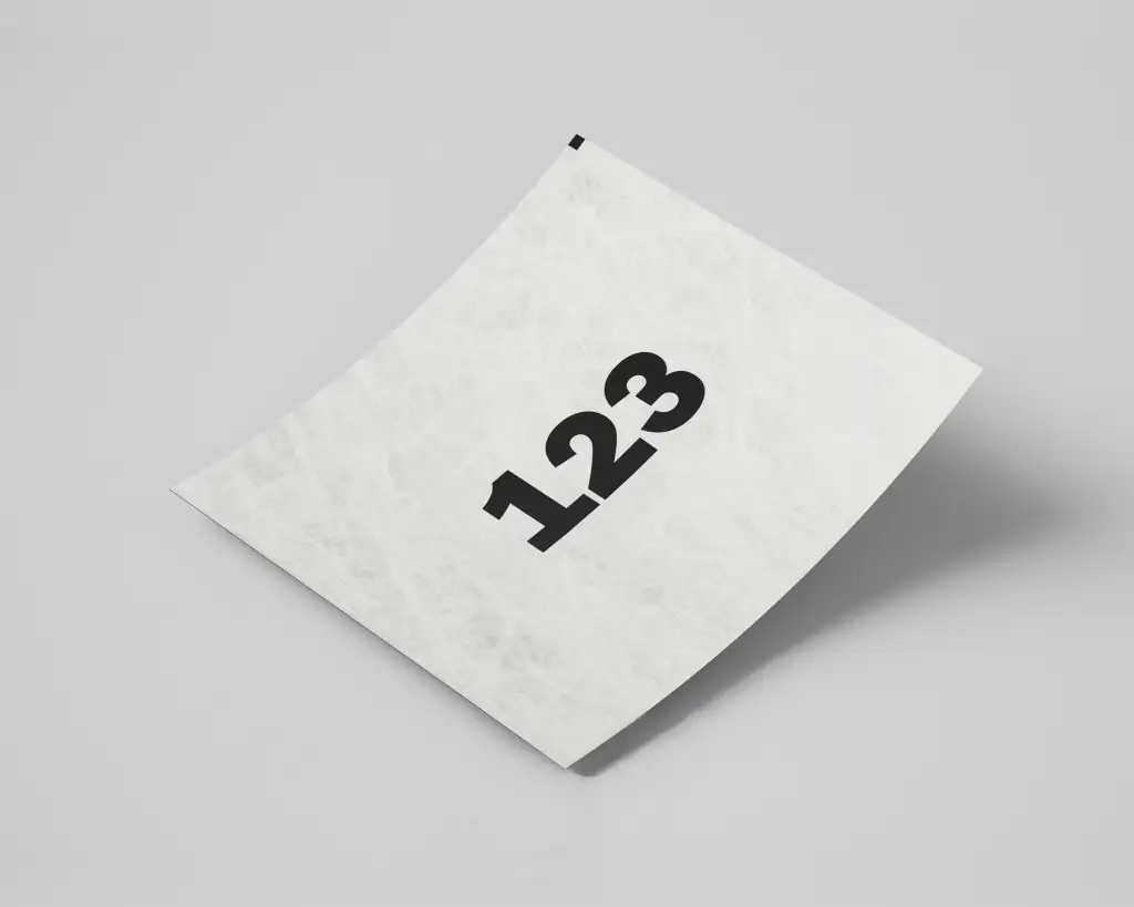 Startnummern 160 x 180 mm | Fade