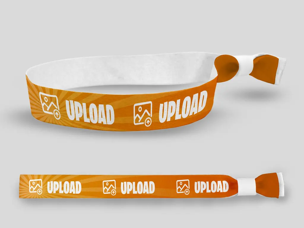Textilarmbänder | Eigener Upload | Einseitig bedruckt