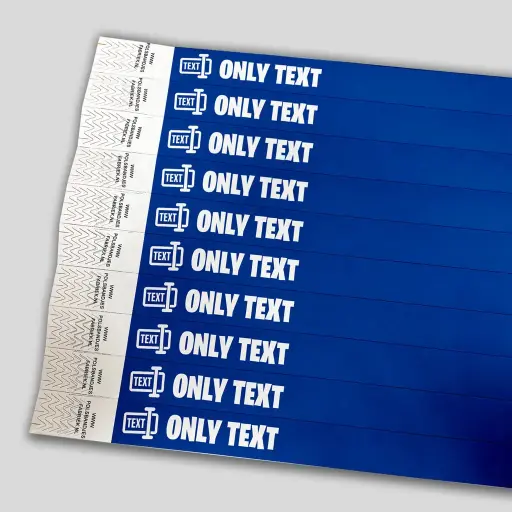 Budget-Tyvek-Kontrollbänder | eigener Text