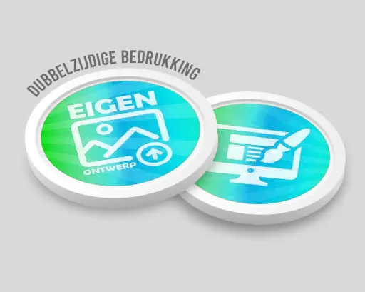 Wertmarken 29 mm | eigenes Design | beidseitig bedruckt